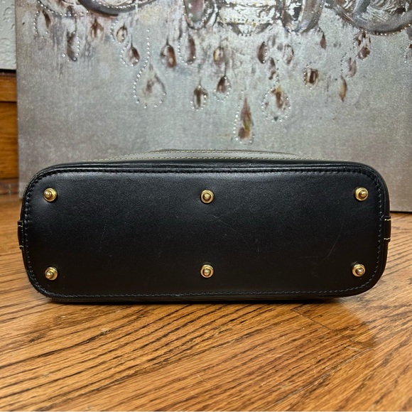 Dooney & Bourke Canvas Tweed Leather Shoulder Bag - Picture 9 of 16